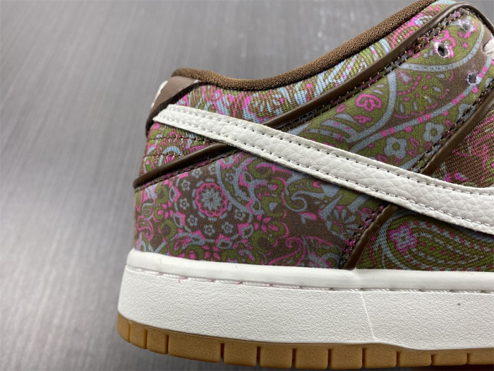 nike sb dunk low pro paisley brown - dh7534-200