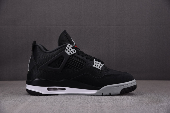 air jordan 4 "black canvas" dh7138-006
