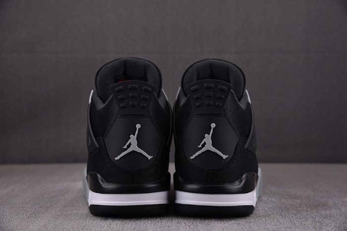 air jordan 4 "black canvas" dh7138-006