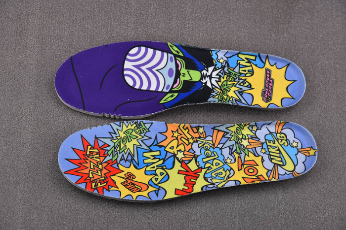 nike sb dunk low the powerpuff girls bubbles fz8320-400