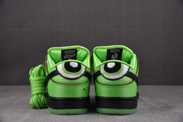 nike sb dunk low the powerpuff girls buttercup  fz8319-300