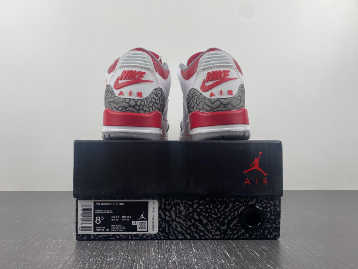 air jordan 3 og “fire red”diy love  dn3707-160