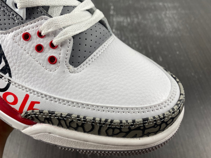 air jordan 3 og “fire red”diy love  dn3707-160