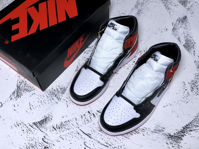 jordan 1 retro high satin black toe (w) cd0461-016