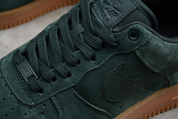 nike air force 1 ´07 l0vt8 suede outdoor green brand  aa1117-300
