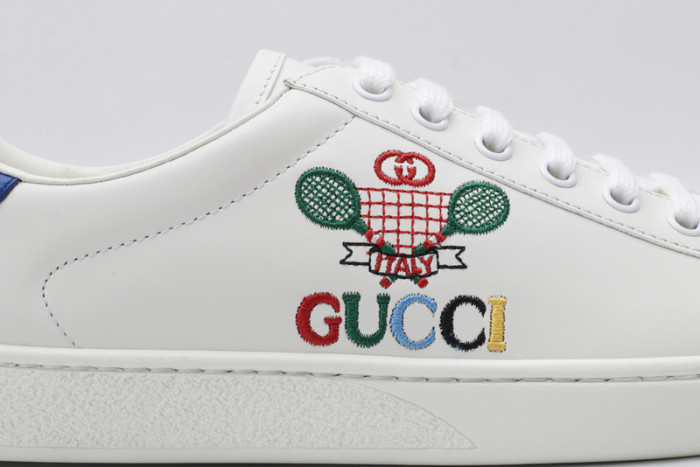 G*u*i ace embroidered low-top sneaker 603696 ay070 9096