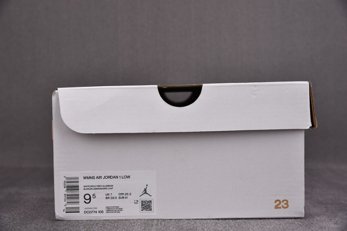 jordan 1 low wolf grey (w) - dc0774-105