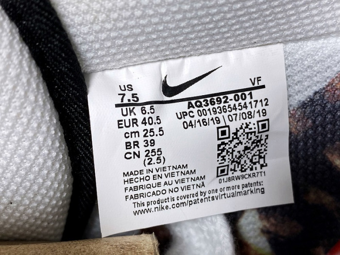 air force 1 low g-dragon peaceminusone para-noise  aq3692-001