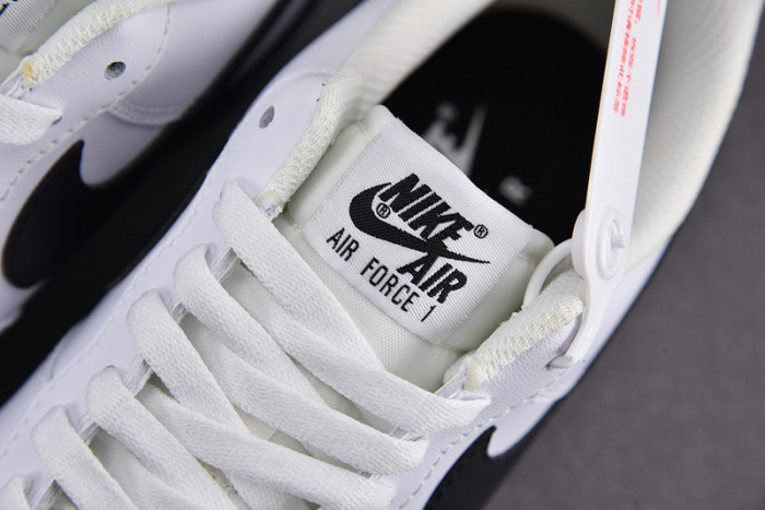 nike air force 1 low white black midsole - ck7663-101