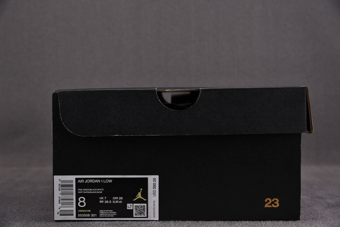 jordan 1 low pine green - 553558-301