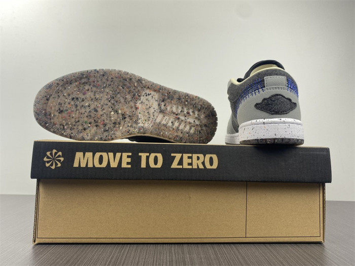 jordan 1 low crater black grey - dm4657-001