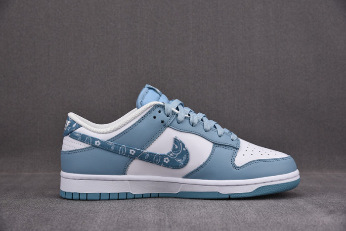 nike dunk low “blue paisley” dh4401-101