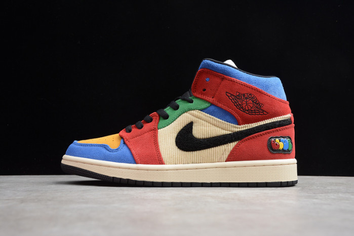 jordan 1 mid se fearless blue the great  cu2805-100