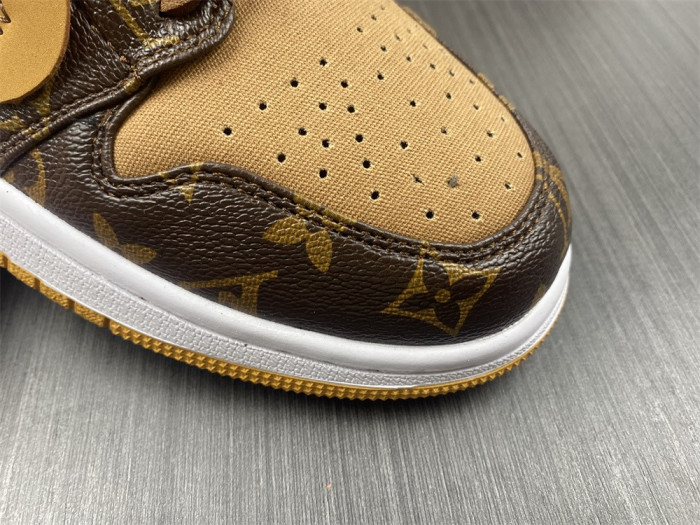 air jordan 1 ofw-louiv low  (with case)