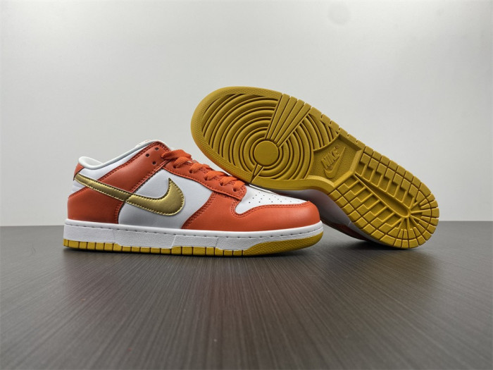 nike dunk low golden orange - dq4690-800