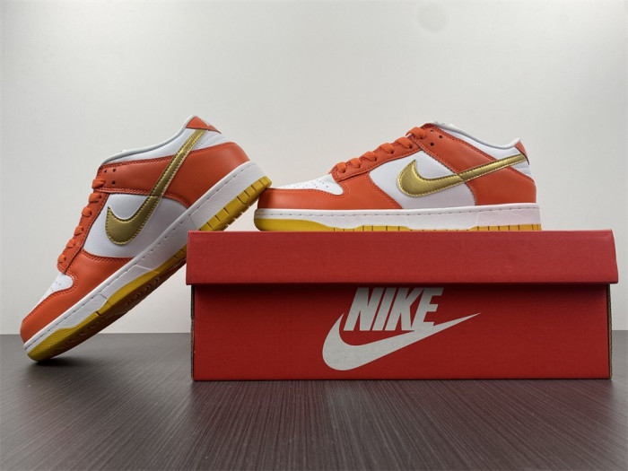 nike dunk low golden orange - dq4690-800
