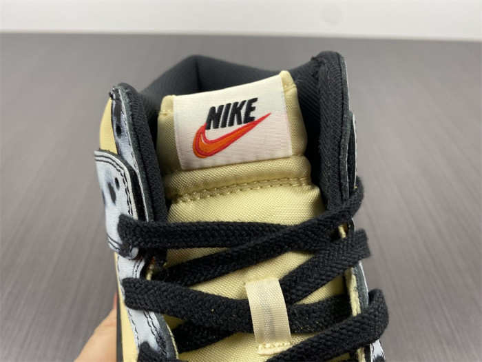 nike dunk high 1985 black acid wash - dd9404-700