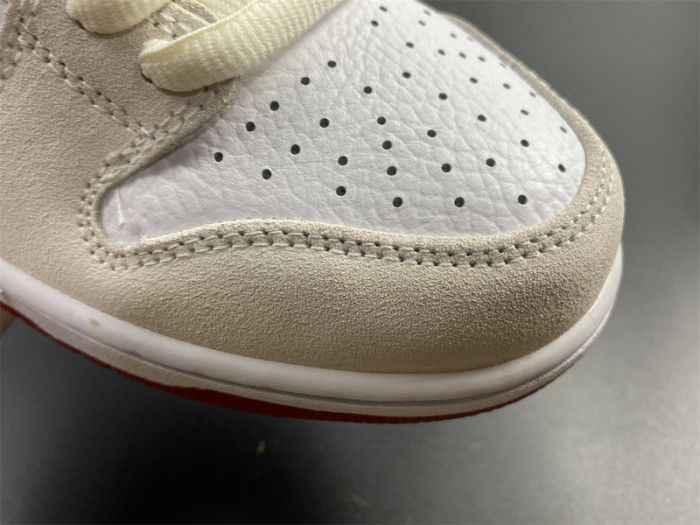 nike sb dunk high sail bright crimson - cv9499-100