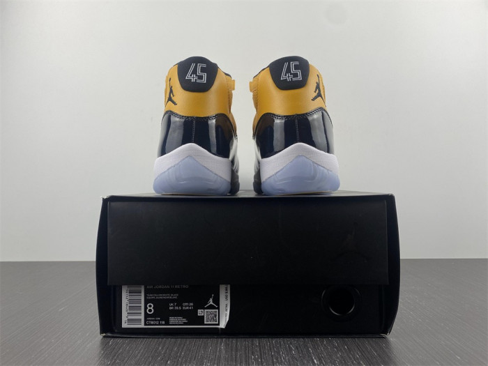 pk god jordan 11 retro black yellow,-ct8012-118