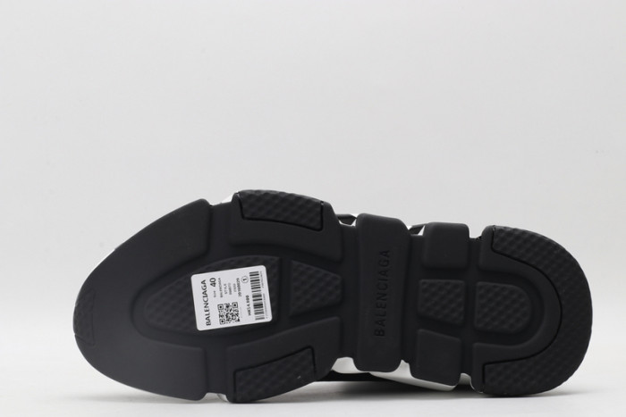 blcg speed sneaker black-white 605972 w05ge 1015