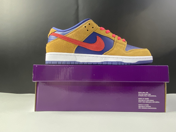 nike sb dunk low reverse papa bear - bq6817-700