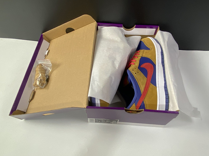 nike sb dunk low reverse papa bear - bq6817-700