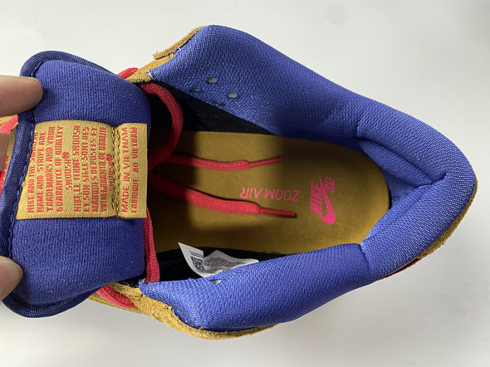 nike sb dunk low reverse papa bear - bq6817-700