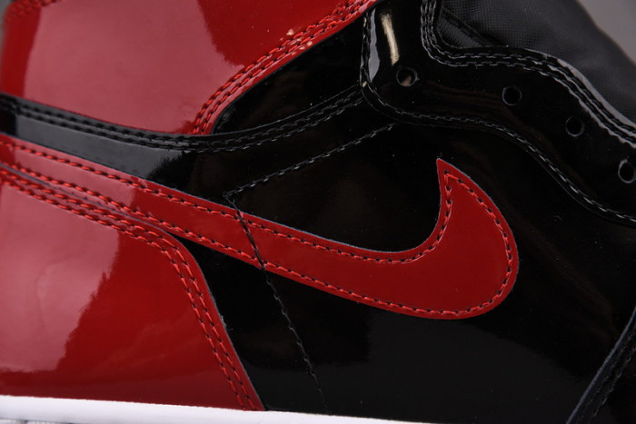 air jordan 1 bred patent leather 555088-063