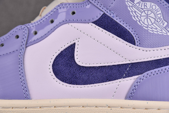 wmns air jordan 1 mid“purple chenille” dz3745-500
