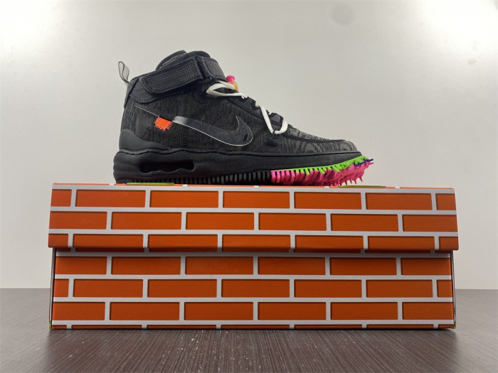 ofw x nike air force 1 mid black do6290-100