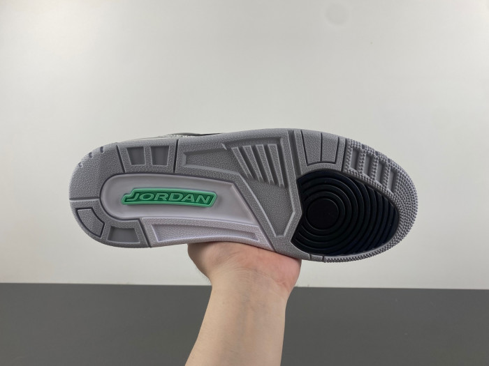 air jordan 3 "black/green glow" ct8532-031