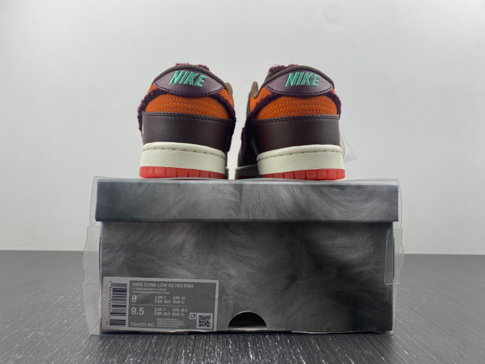nike dunk low year of the rabbit orange fd4203-661