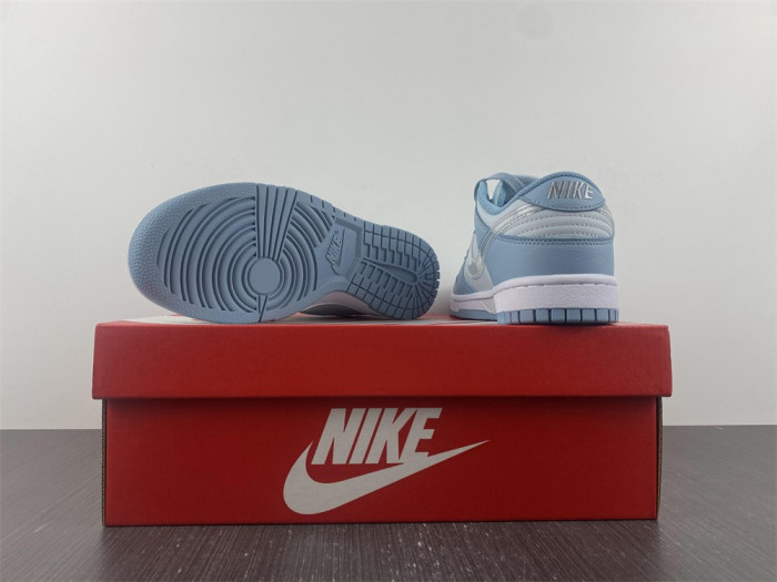 nike dunk low gs grey blue dh9765-401