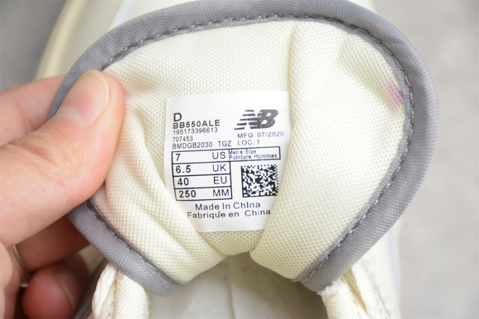 new balance 550 aime leon dore white grey bb550ale
