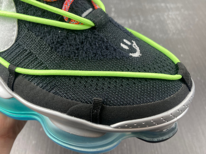 nike air max scorpion fk black green blue sliver fn8884-013