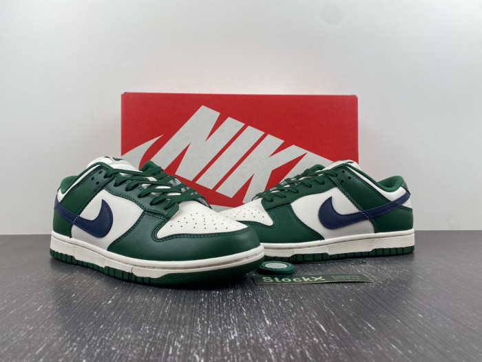 nike dunk low "gorge green/navy" dd1503-300