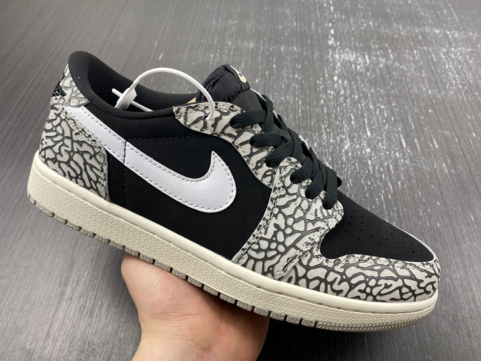air jordan 1 low og black cement cz0790-001