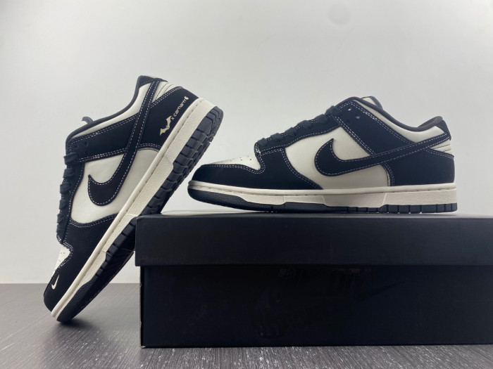 nike dunk low batman black white fc1688