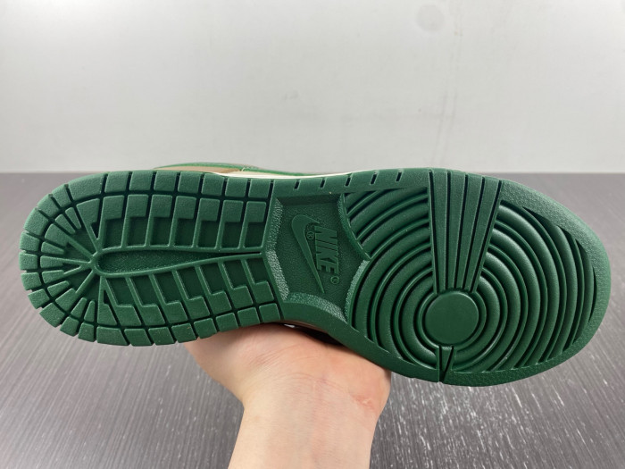 nike dunk low tan green fb7160-231