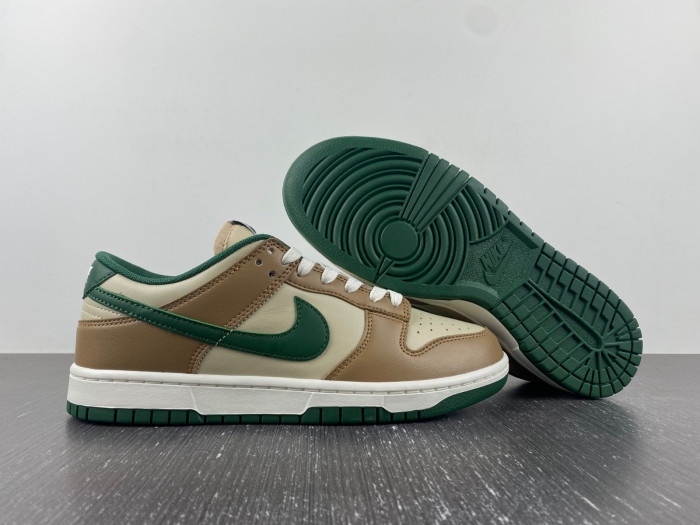nike dunk low tan green fb7160-231