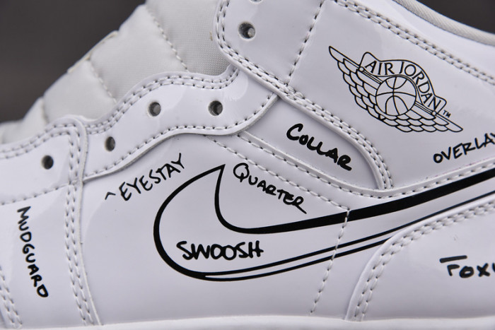 jordan 1 mid schematic  - dq1864-100