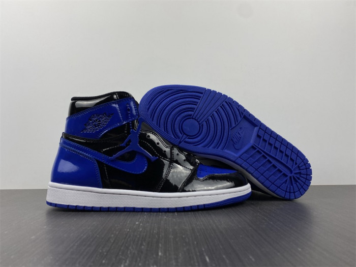 air jordan 1 dark marina blue patent leather 555088-404