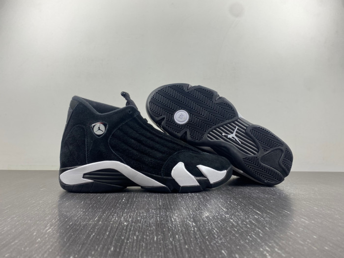 air jordan 14 “black/white/university red” 487471-016