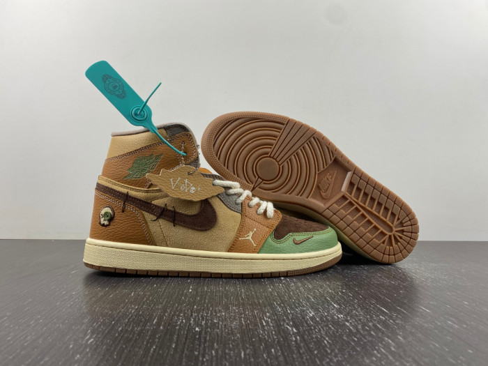 zion williamson x air jordan 1 og “voodoo” dz7292-100