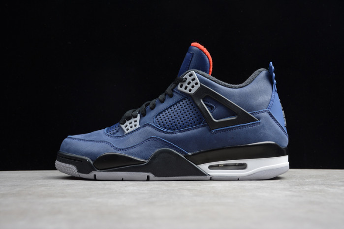 air jordan 4 wntr loyal blue habanero red black cq9597-401