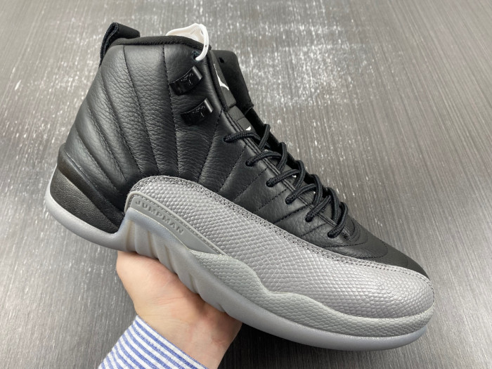 air jordan 12 "black wolf grey” ct8013-019