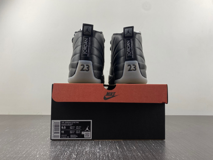 air jordan 12 "black wolf grey” ct8013-019