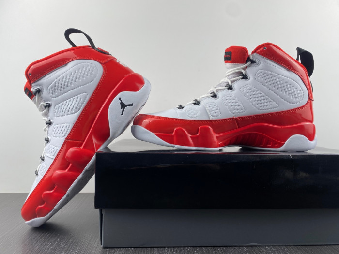 jordan 9 retro white gym red - 302370-160