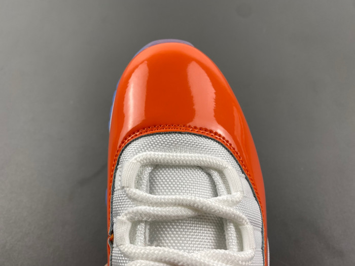 air jordan 11 retro white orange