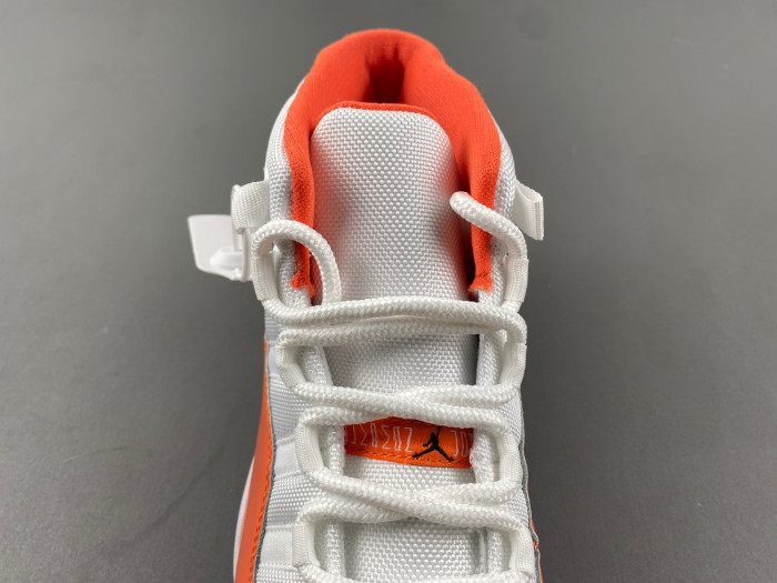 air jordan 11 retro white orange